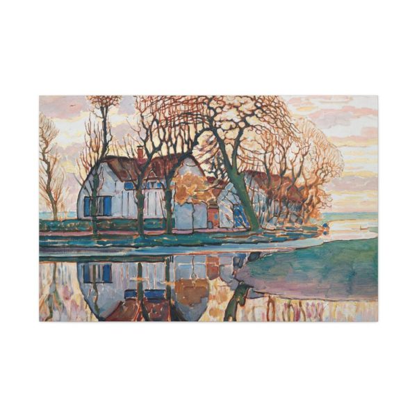 91638-111.jpg Farm near Duivendrecht by Piet Mondrian Standard Canvas