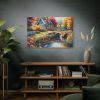 91638-134.jpg Cottage By A River Standard Canvas