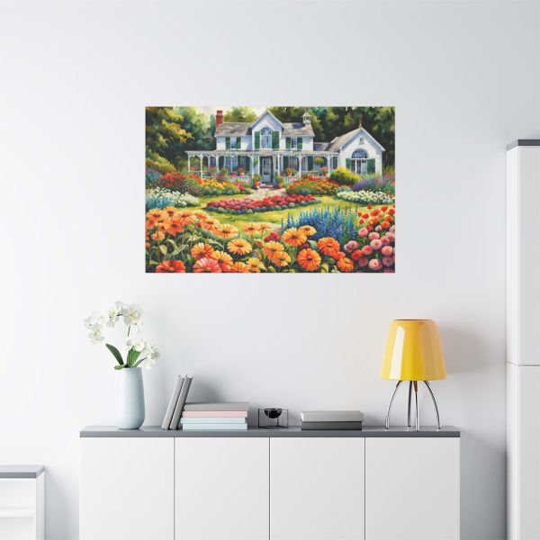 91638-137.jpg Country Cottage Garden Standard Canvas