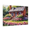 91638-150.jpg Cottage Garden Pink Flowers Standard Canvas