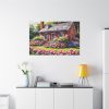 91638-152.jpg Cottage Garden Pink Flowers Standard Canvas
