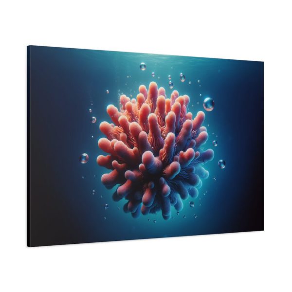 91638-175.jpg Coral With Surrounding Water Bubbles Standard Canvas