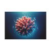 91638-176.jpg Coral With Surrounding Water Bubbles Standard Canvas