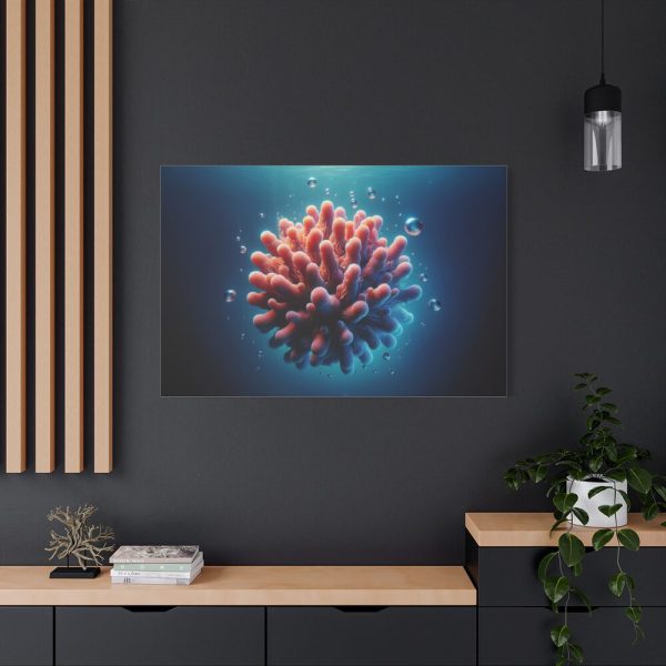 91638-178.jpg Coral With Surrounding Water Bubbles Standard Canvas