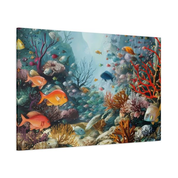 91638-185.jpg Vibrant Marine Life Scene I Standard Canvas