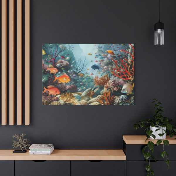 91638-188.jpg Vibrant Marine Life Scene I Standard Canvas