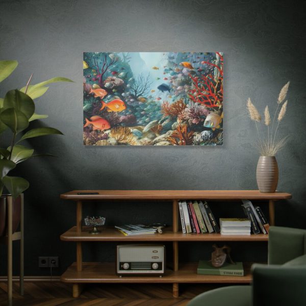 91638-189.jpg Vibrant Marine Life Scene I Standard Canvas