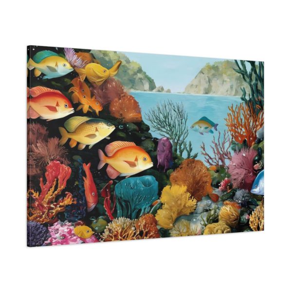 91638-190.jpg Vibrant Marine Life Scene II Standard Canvas