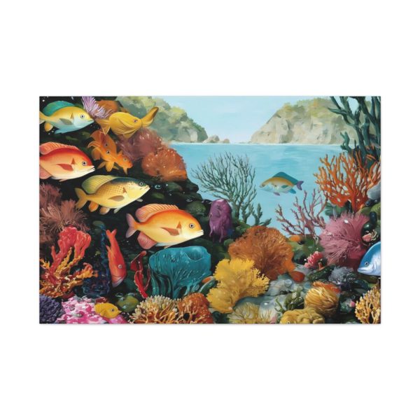 91638-191.jpg Vibrant Marine Life Scene II Standard Canvas