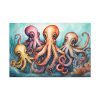 91638-201.jpg Cute Art Of Cartoon Octopuses Standard Canvas