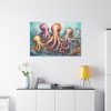 91638-202.jpg Cute Art Of Cartoon Octopuses Standard Canvas