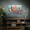 91638-204.jpg Cute Art Of Cartoon Octopuses Standard Canvas
