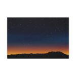 Stars in Night Sky Standard Canvas - Image 2