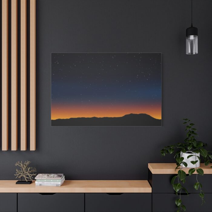 Stars in Night Sky Standard Canvas - Image 4