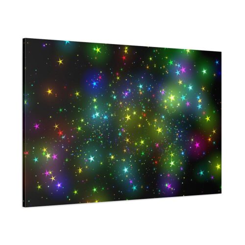 91638-300.jpg Star With Multicolor Lights Standard Canvas