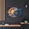 91638-368.jpg Planets Earth and Sun in Space Standard Canvas