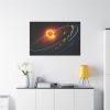 91638-372.jpg Vibrant Depiction of Solar System in Horizontal Format Standard Canvas