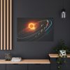 91638-373.jpg Vibrant Depiction of Solar System in Horizontal Format Standard Canvas