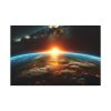 91638-376.jpg Beauty of Celestial Sunrise Over Earth Standard Canvas