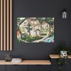 91638-38.jpg Hand Painted Clay Old Standard Canvas