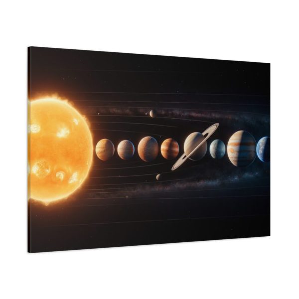 91638-380.jpg Solar System With Nine Planets Standard Canvas