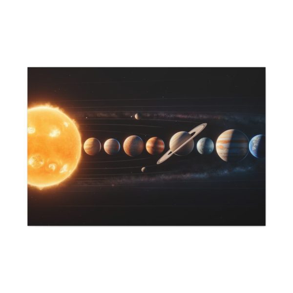 91638-381.jpg Solar System With Nine Planets Standard Canvas