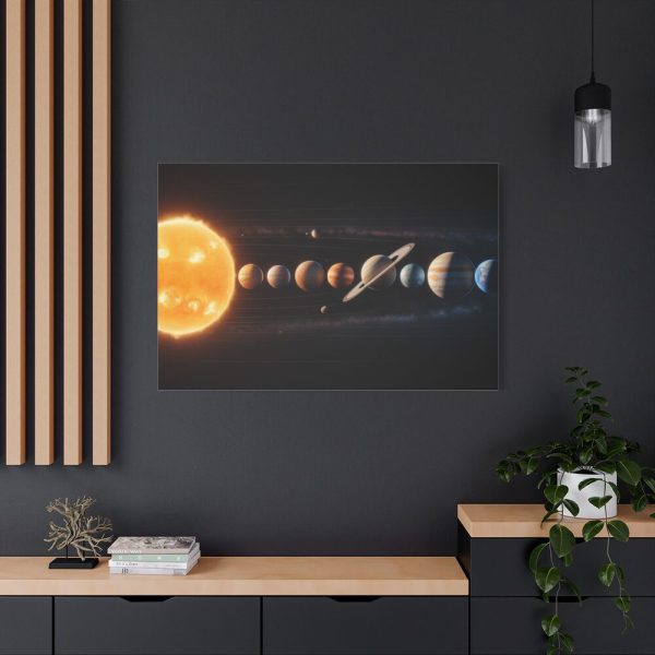 91638-383.jpg Solar System With Nine Planets Standard Canvas