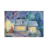 91638-41.jpg Cottage In Winter Standard Canvas