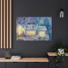 91638-43.jpg Cottage In Winter Standard Canvas