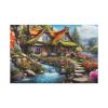 91638-46.jpg Enchanted Mountain Cottage Standard Canvas