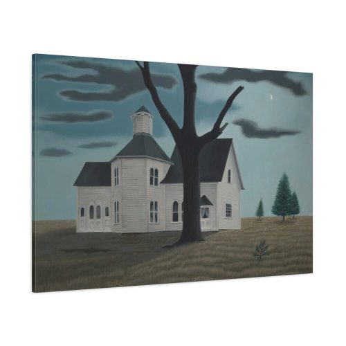 91638-80.jpg Old House, New Moon by George Ault Standard Canvas