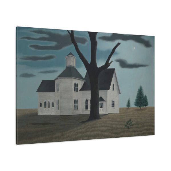 91638-80.jpg Old House, New Moon by George Ault Standard Canvas