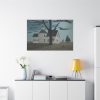 91638-82.jpg Old House, New Moon by George Ault Standard Canvas