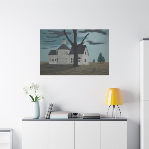91638-82.jpg Old House, New Moon by George Ault Standard Canvas