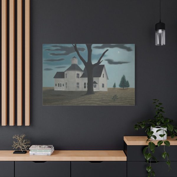 91638-83.jpg Old House, New Moon by George Ault Standard Canvas