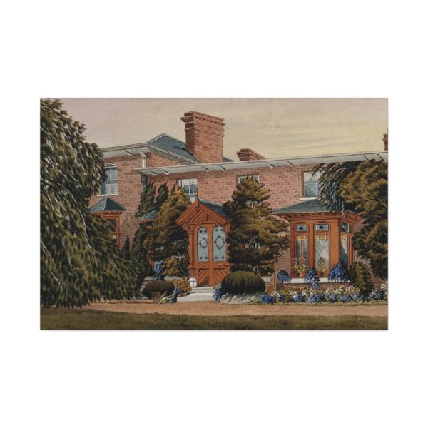 91638-91.jpg Victorian Villa Seen From the Front Standard Canvas
