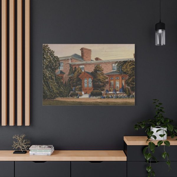 91638-93.jpg Victorian Villa Seen From the Front Standard Canvas