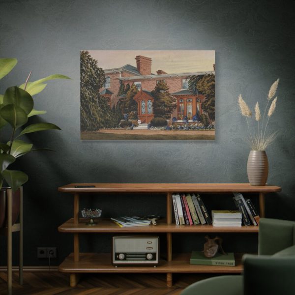 91638-94.jpg Victorian Villa Seen From the Front Standard Canvas