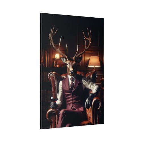 Deer Elegantly Attired Standard Canvas