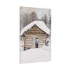 91655-20.jpg Old Woman at the Sauna Door Standard Canvas