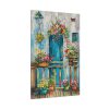 91655-35.jpg Whimsical Flowery Door Standard Canvas