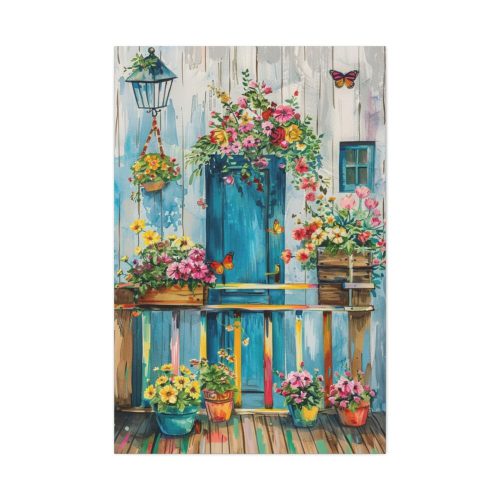 A Wooden Barn Door Poster