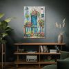 91655-39.jpg Whimsical Flowery Door Standard Canvas