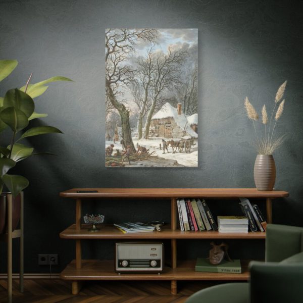 91655-4.jpg Winterlandschap by Pieter Pietersz Barbiers Standard Canvas
