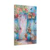 91655-40.jpg Whimsical Door With Garden of Potted Plants Standard Canvas