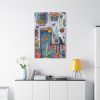 91655-57.jpg Whimsical Flowery Door Art Print Standard Canvas