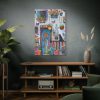 91655-59.jpg Whimsical Flowery Door Art Print Standard Canvas