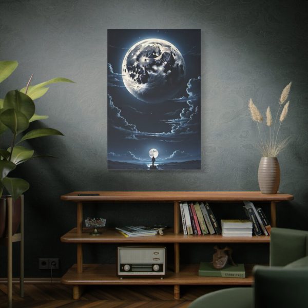 91655-74.jpg Full Moon Rising Standard Canvas