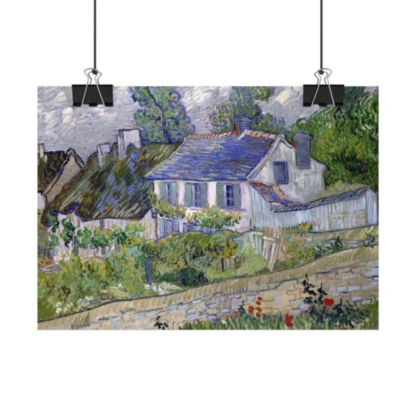 Vincent van Gogh's Houses at Auvers Poster
