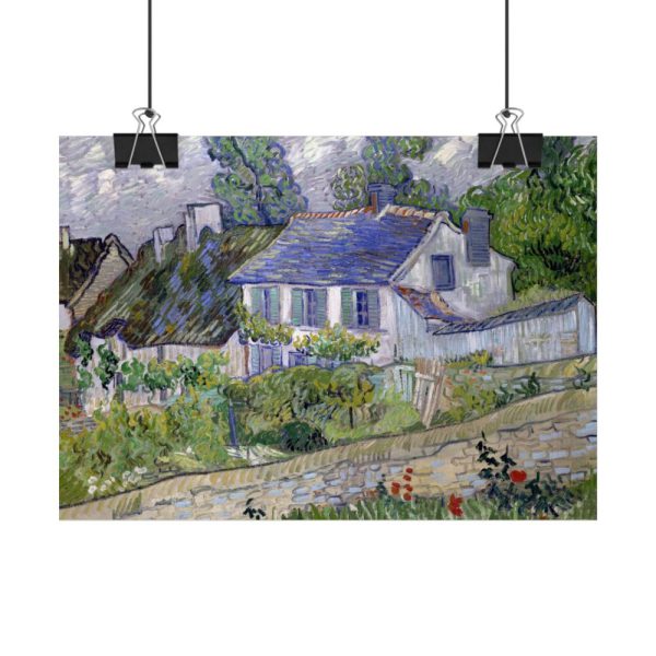 Vincent van Gogh's Houses at Auvers Poster